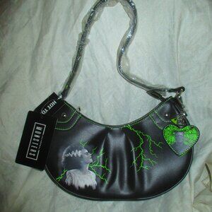 NEW Universal Studios Monsters Bride of Frankenstein Shoulder Bag Horror Grunge
